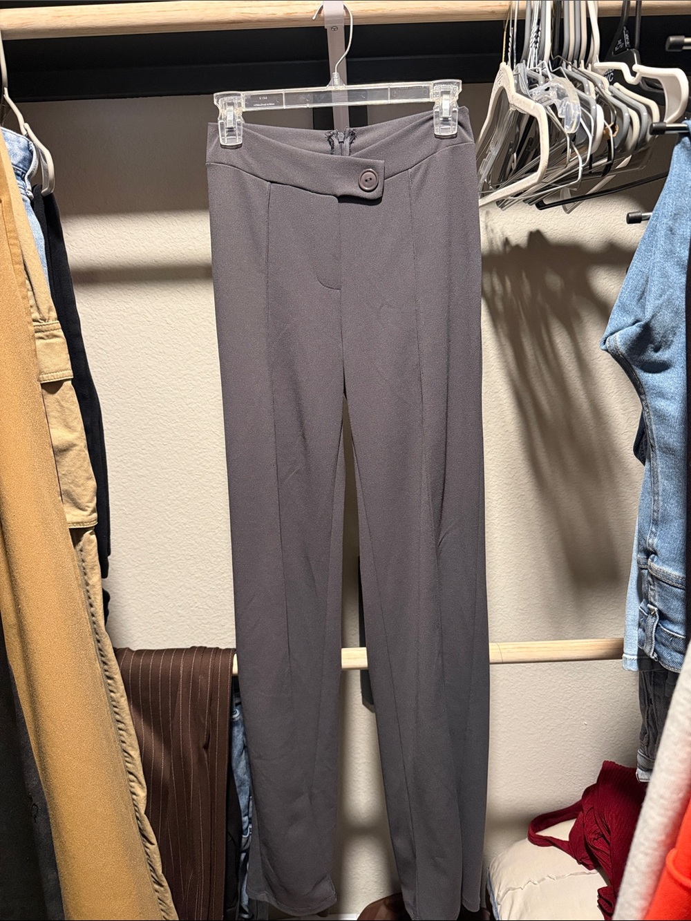 Gray “Tall” trousers